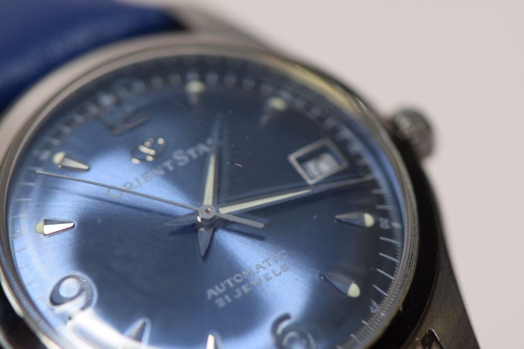 Orient Star Automatic 21 Jewels Blue Dial  Watch Japan 597302-70 #5