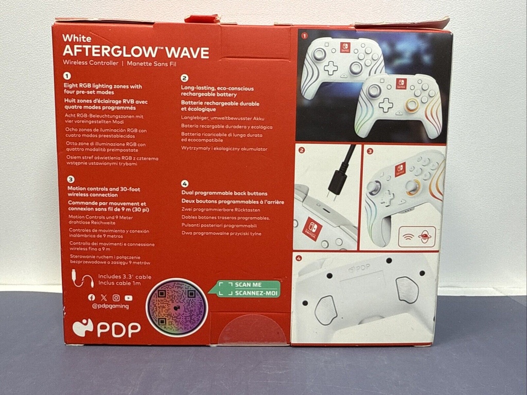 PDP - AfterglowWave Wireless Pro Controller with Motion for Nintendo Switch... #1