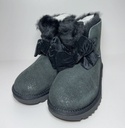 UGG GITA TWINKLE BOW MINI SUEDE/ SHEEPSKIN WINTER BOOTS, WOMEN US 6/ EUR 37 -NIB used