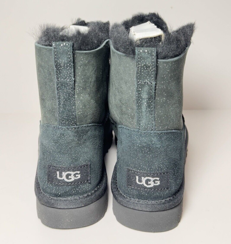 UGG GITA TWINKLE BOW MINI SUEDE/ SHEEPSKIN WINTER BOOTS, WOMEN US 6/ EUR 37 -NIB #3