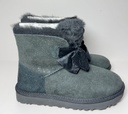 UGG GITA TWINKLE BOW MINI SUEDE/ SHEEPSKIN WINTER BOOTS, WOMEN US 6/ EUR 37 -NIB cost