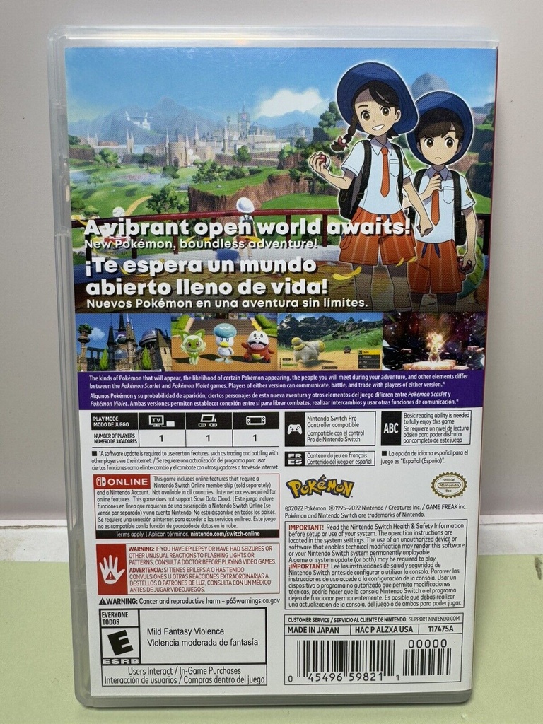 Pokémon Scarlet - Nintendo Switch (Original Case & Cartridge) #1