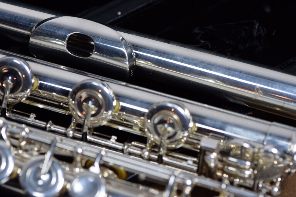 SANKYO Etude PA ST2 Flute MFG CO Japan Sterling Silver .925 SN#91845 #14