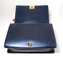 Chanel Boy Flap Bag Cube Embossed Lambskin Large - Blue – photo-2