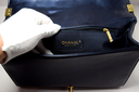 Chanel Boy Flap Bag Cube Embossed Lambskin Large - Blue – photo-5