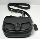 NWT - Coach Black Pebbled Tabby 19 Leather Messenger Bag -CJ846 purchase