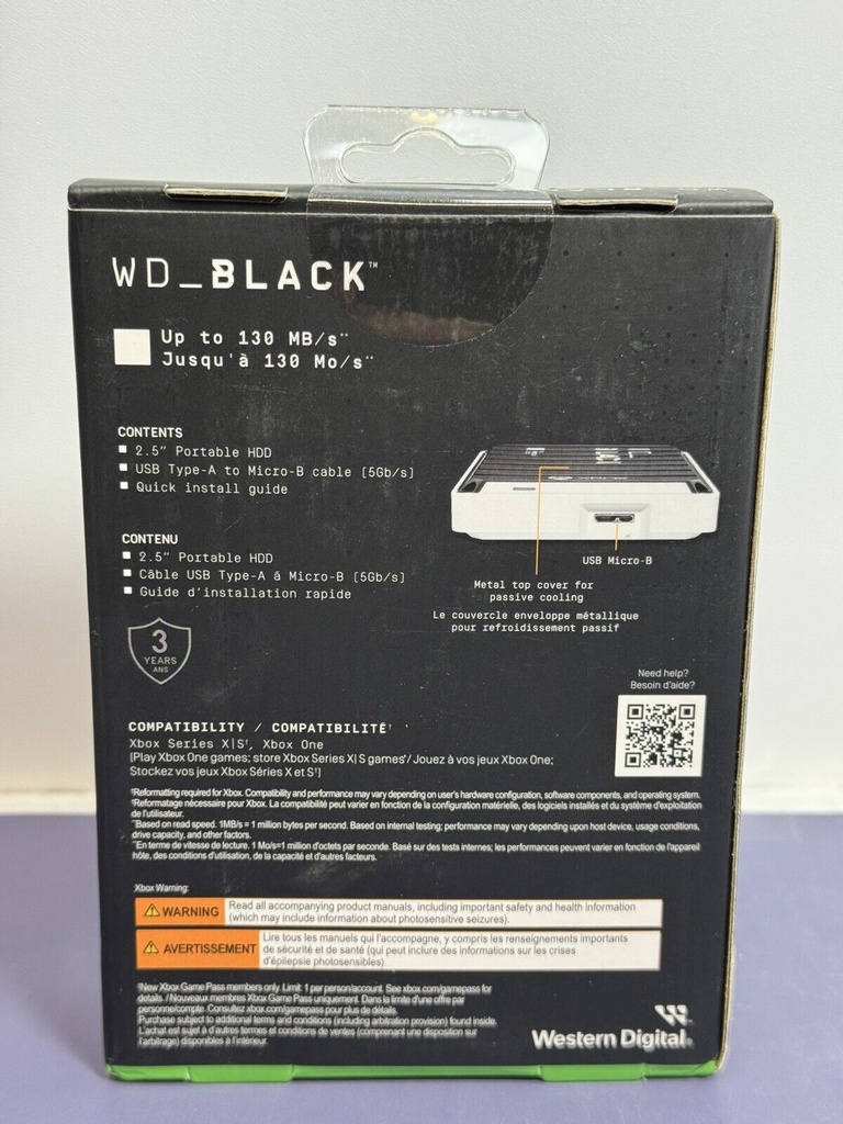 WD_BLACK 4TB P10 Game Drive for Xbox Portable Hard Drive HDD-WDBA5G0040BBK-WESN #1
