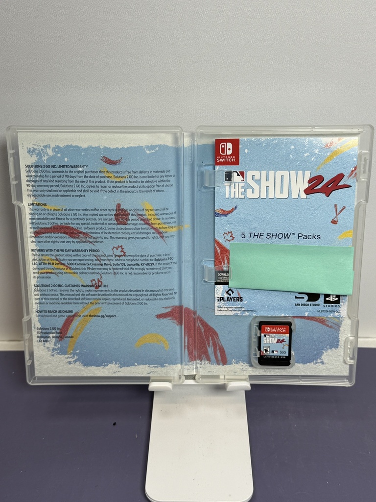 MLB The Show 24 Nintendo Switch Game with Case #2