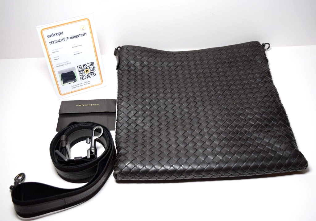 BOTTEGA VENETA Intrecciato Weave Flat Messenger Bag #2