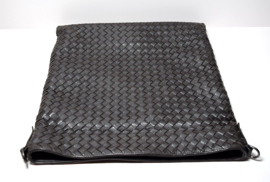 BOTTEGA VENETA Intrecciato Weave Flat Messenger Bag #3