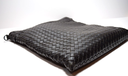 BOTTEGA VENETA Intrecciato Weave Flat Messenger Bag with delivery