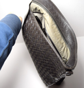 BOTTEGA VENETA Intrecciato Weave Flat Messenger Bag – photo-5