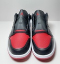 Nike Air Jordan 1 Low Bred Toe Chicago Black Red 553558-161 US Men's Size 14 used