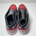 Nike Air Jordan 1 Low Bred Toe Chicago Black Red 553558-161 US Men's Size 14 purchase