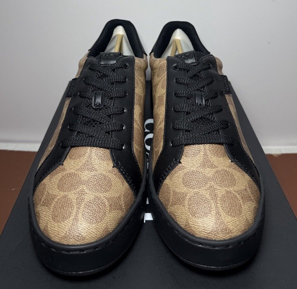 Coach  Men's Lowline Signature Low Top CG999 TN/BK -US Size 10.5D-NIB #1