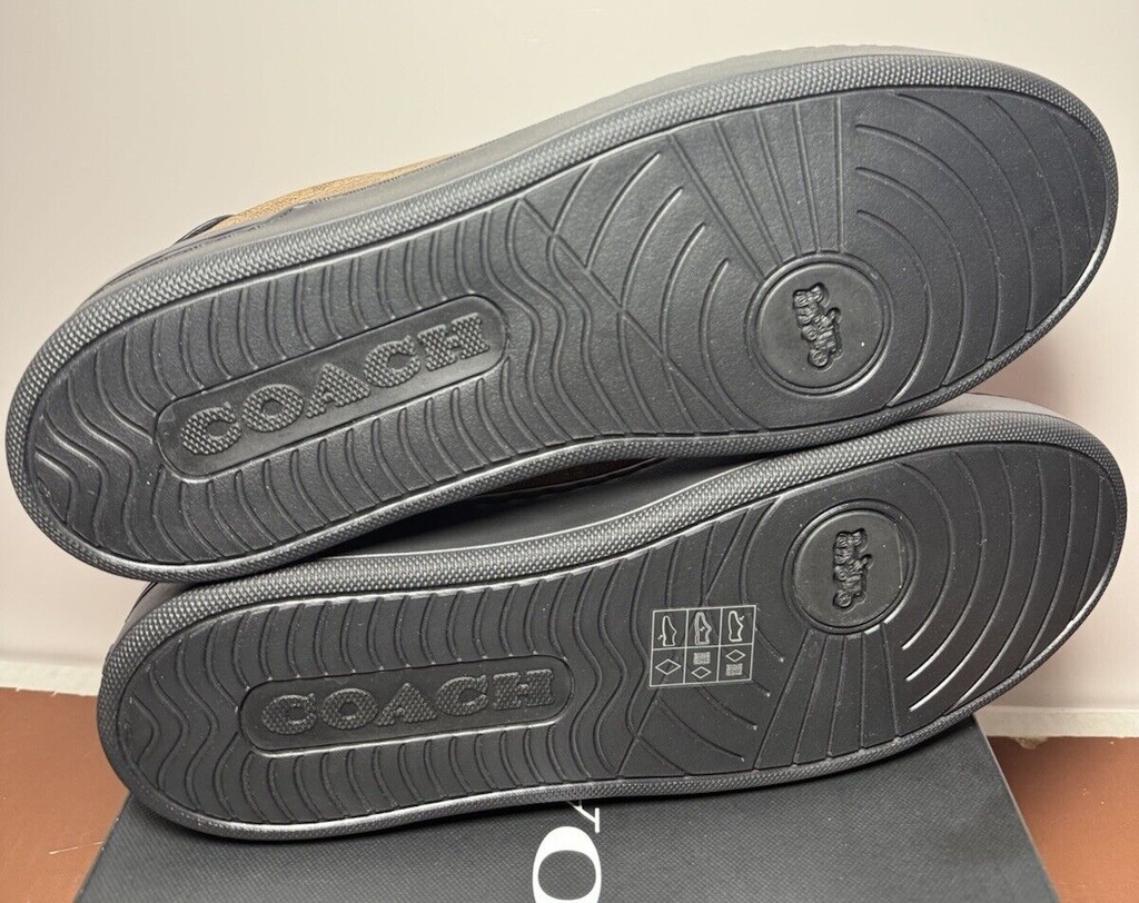 Coach  Men's Lowline Signature Low Top CG999 TN/BK -US Size 10.5D-NIB #5