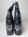 Naked Wolfe Boots Women's Sugar Black Stretch US 9 , EU-39 - Brand New price