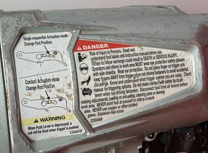 Metabo HPT NR83A5(S) 3-1/4 Pneumatic Collated Round Framing Strip Nailer W/ Hook #4