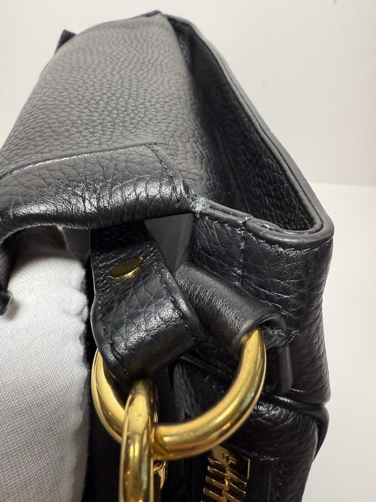 Tom Ford Women's Black Jennifer Medium Double Strap Leather Shoulder Bag #4