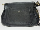 Tom Ford Women's Black Jennifer Medium Double Strap Leather Shoulder Bag in Boston, MA