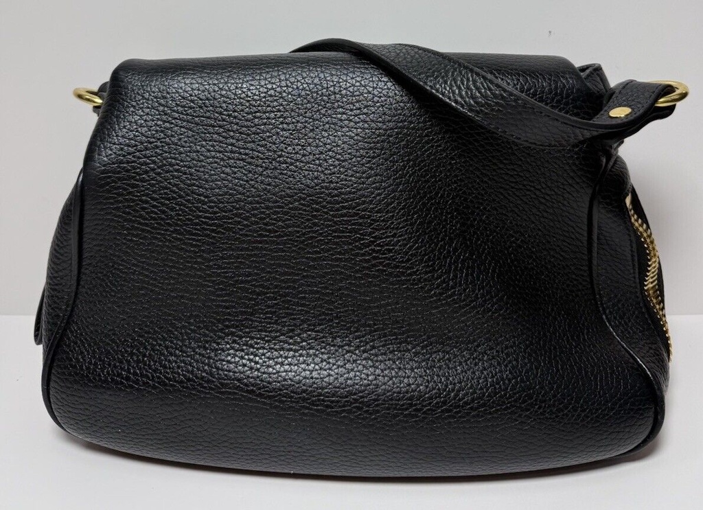 Tom Ford Women's Black Jennifer Medium Double Strap Leather Shoulder Bag #10
