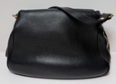 Tom Ford Women's Black Jennifer Medium Double Strap Leather Shoulder Bag – photo-1