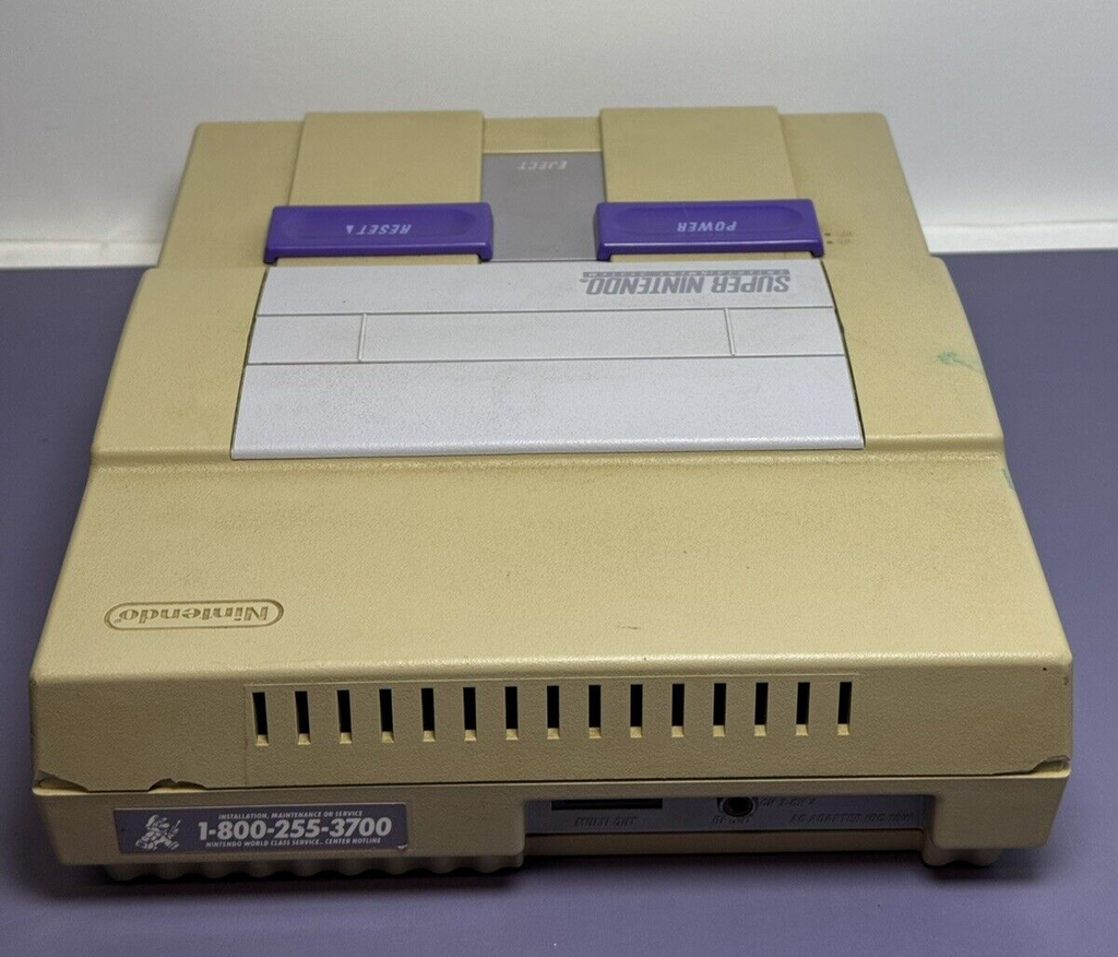 Super Nintendo SNES Console in Good Condition w Controllers  *Untested* #3