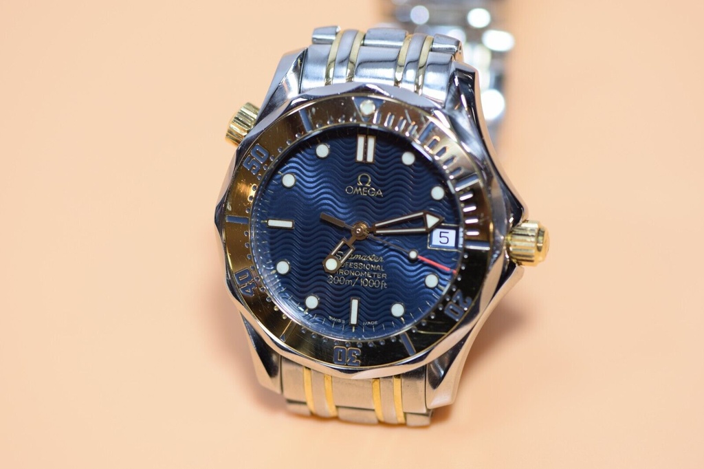 Mens Omega Seamaster 18K Gold Automatic Chronometer Watch - 2352.80.00 #2