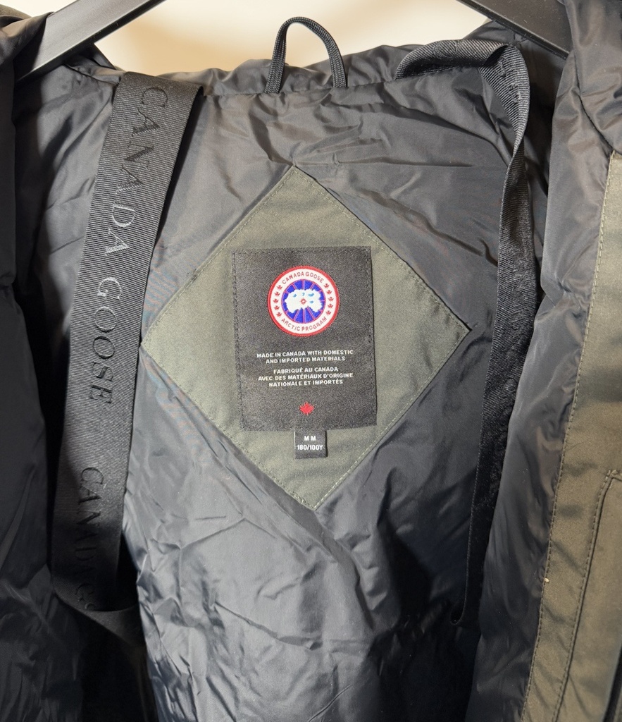 Canada Goose Langford Parka Black Label Color - "Volcano" Size M #15