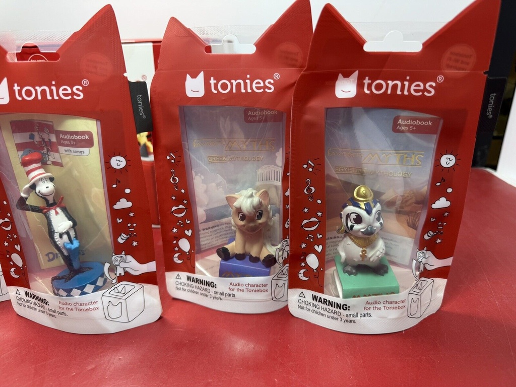 Toniebox Audio Player Starter Set - Red - W/ 5 EXTRA FIGURES! - Tonies BUNDLE! #5