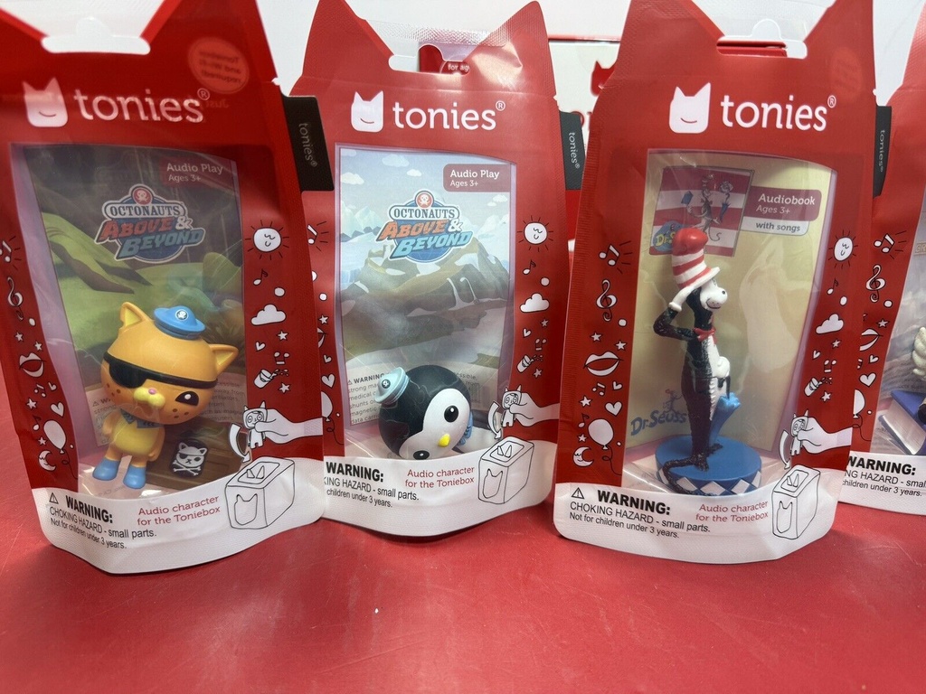 Toniebox Audio Player Starter Set - Red - W/ 5 EXTRA FIGURES! - Tonies BUNDLE! #8