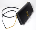 Saint Laurent Classic Monogram Phone Holder Shoulder Leather Black price