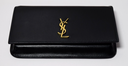 Saint Laurent Classic Monogram Phone Holder Shoulder Leather Black cost
