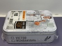 RARE Victor Wembanyama New Factory Sealed 2024 NBA Tin  3 Packs & 2 Bonus Items used