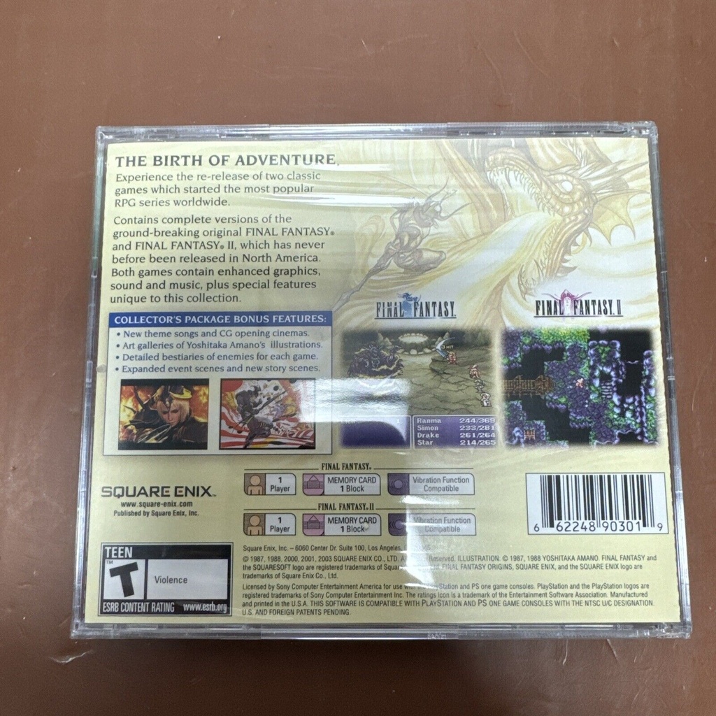 Final Fantasy I II IV VII VIII IX Anth Chrono PSX FF Multi Title Collection #5