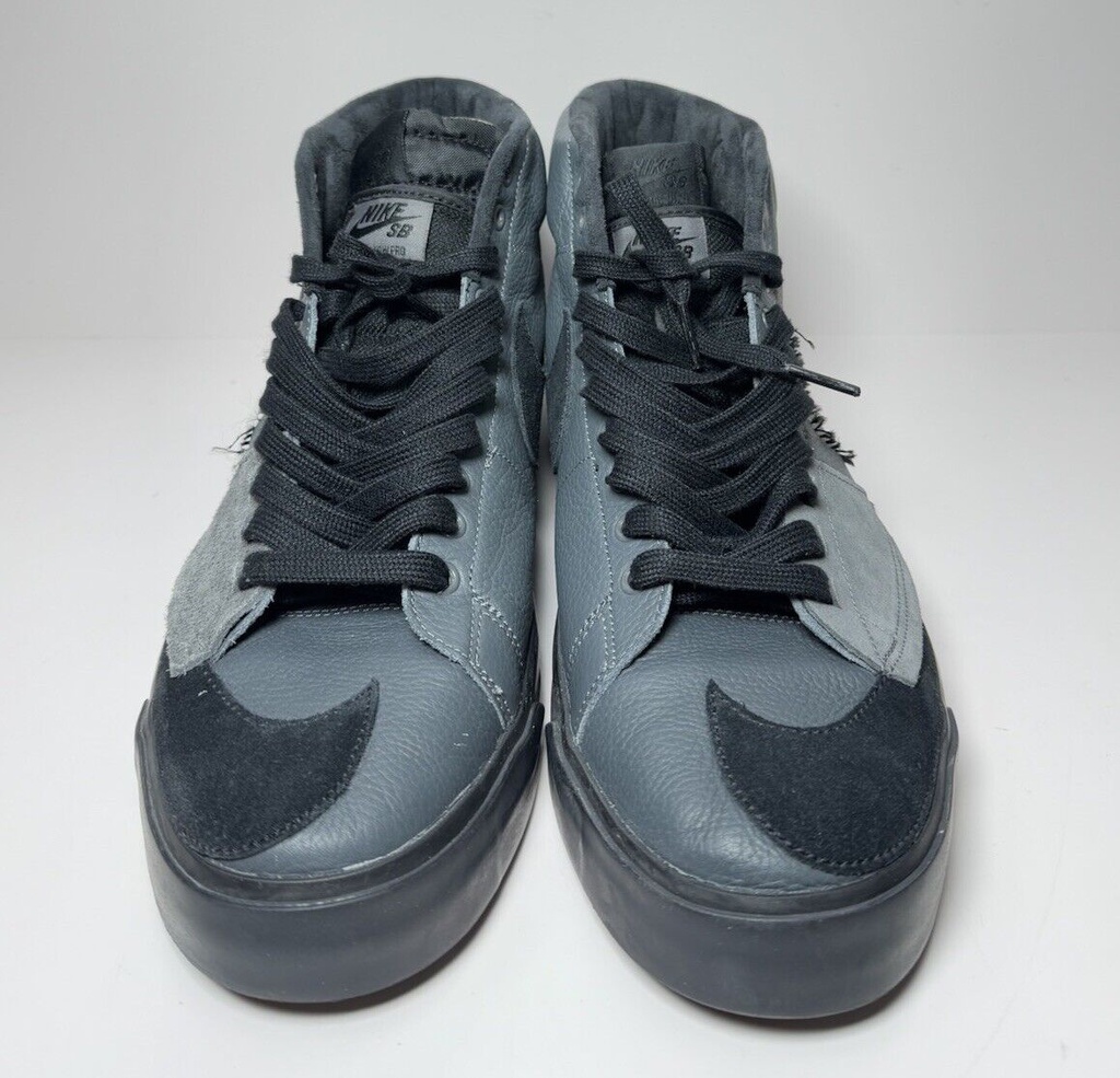 Nike Zoom Blazer Mid Edge SB Iron Gray Double Tongue DA2189-001 US Mens Size 13 #1