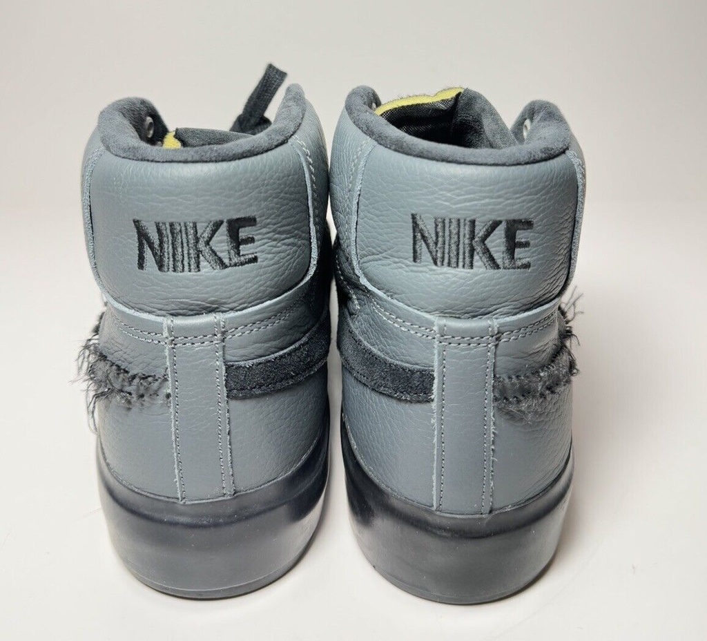 Nike Zoom Blazer Mid Edge SB Iron Gray Double Tongue DA2189-001 US Mens Size 13 #2