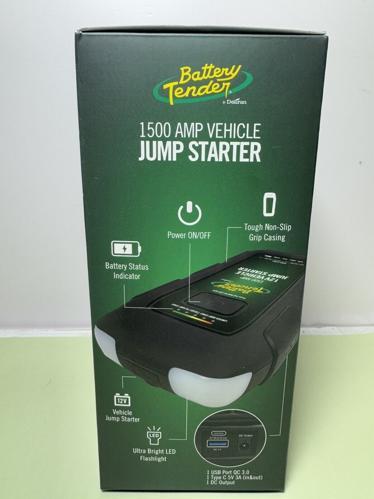Battery Tender 1500 AMP Lithium Jump Starter - 12000mAh Portable Power Station #3