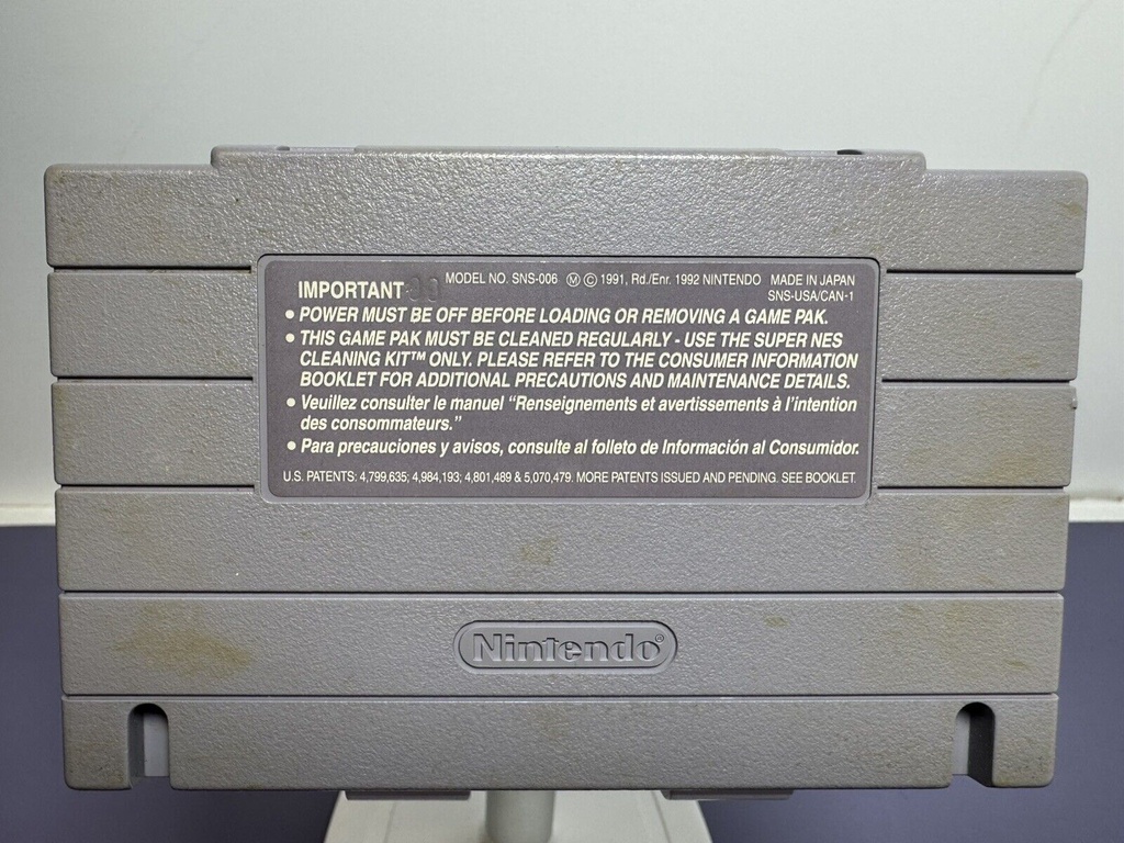 Super Nintendo SNES Super Empire Strikes Back Authentic Cartridge ONLY #1
