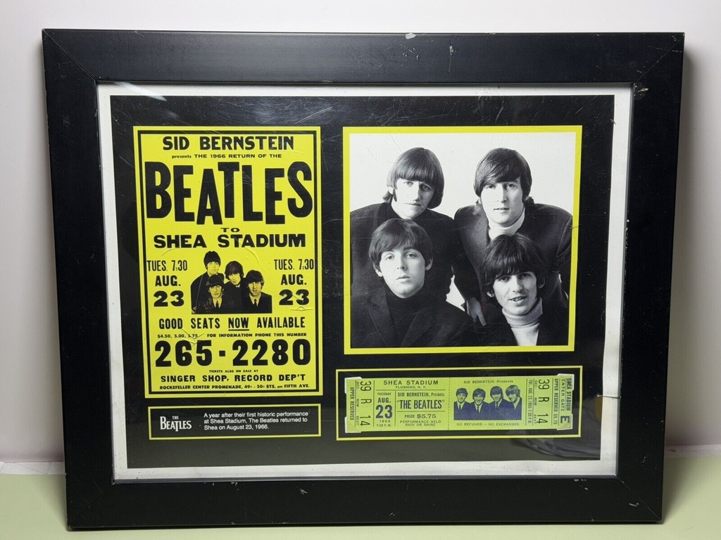 The Beatles Framed Collectibles - Shea Stadium & Hall (16x13") #9