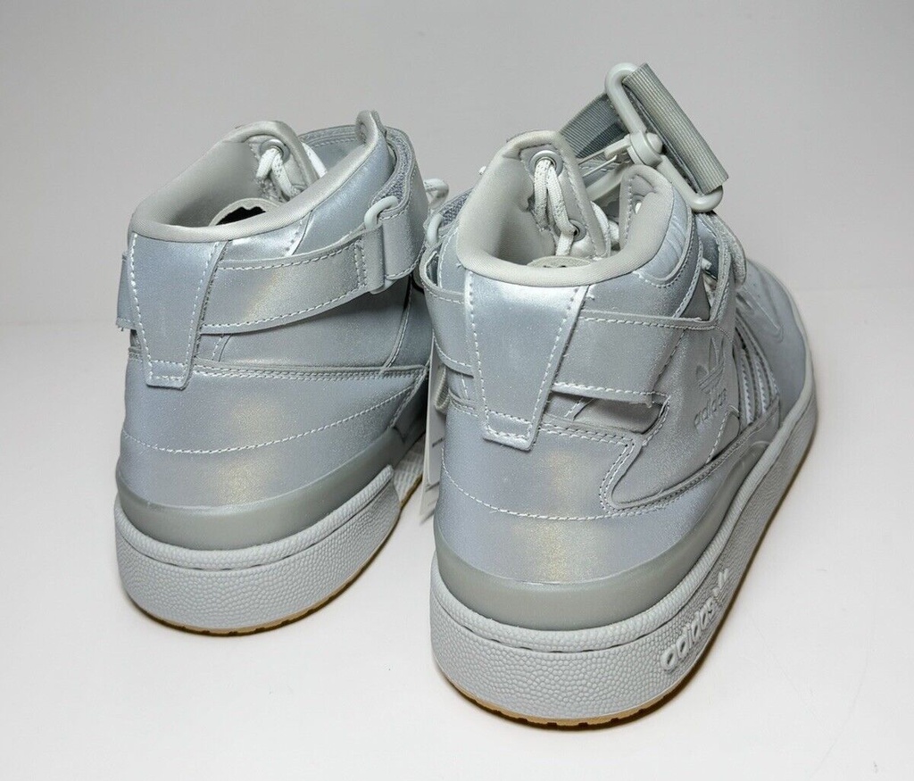 New Adidas Ivy Park Mid Icy Park Silver Metallic Leather GW2858 Size 13 #2