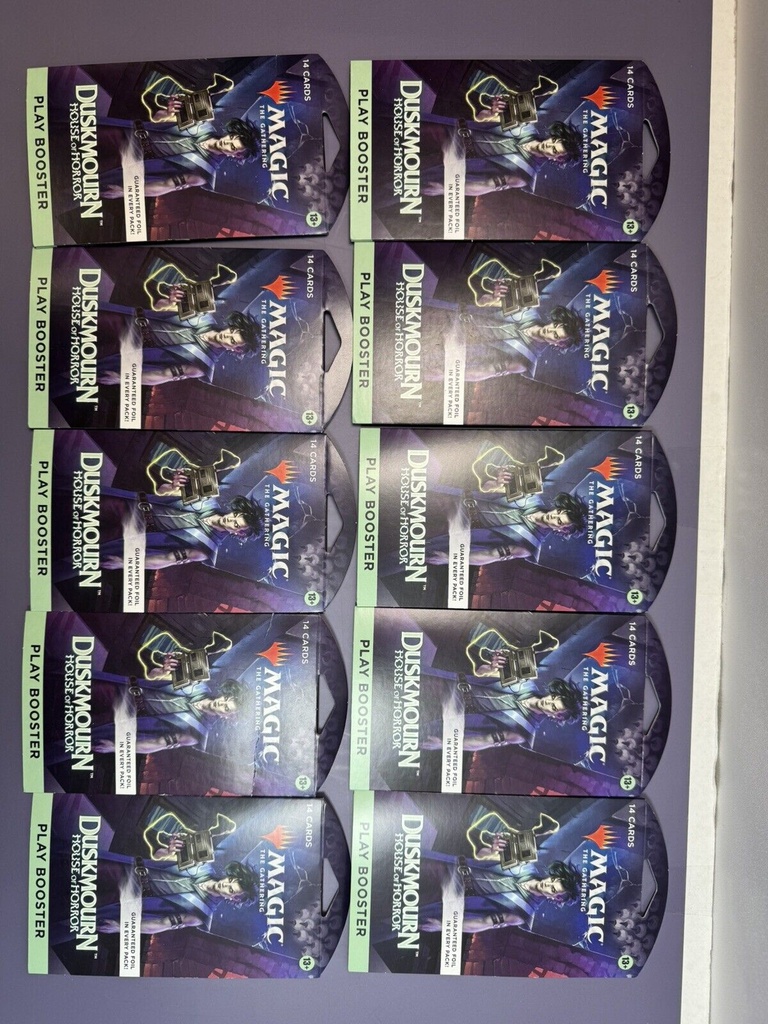 Lot of (10) Magic The Gathering: Duskmourn Play Booster Pack Factory Sealed #3