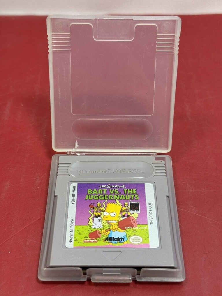 The Simpsons: Bart vs. The Juggernauts Nintendo Game Boy - Authentic Working #2