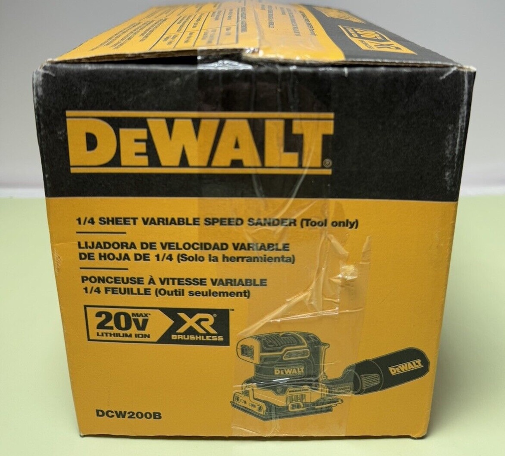 DCW200B 20V MAX XR Brushless Cordless 1/4 Sheet Variable Speed Sander(Tool Only) #1