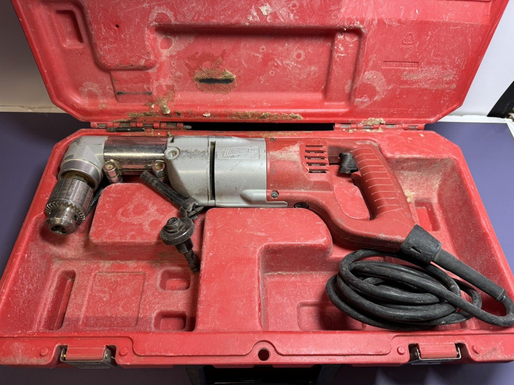 MILWAUKEE 1107-1 120V CORDED RIGHT-ANGLE DRILL KIT #1