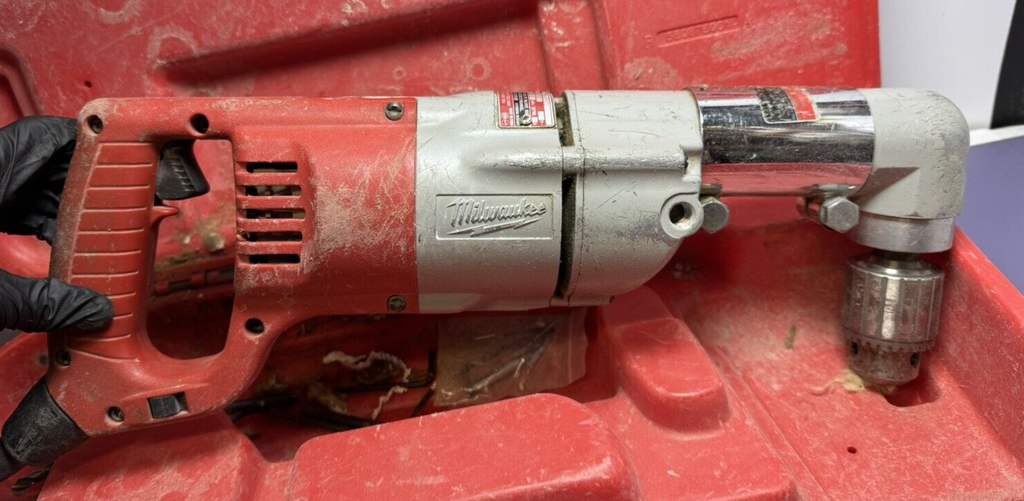 MILWAUKEE 1107-1 120V CORDED RIGHT-ANGLE DRILL KIT #2