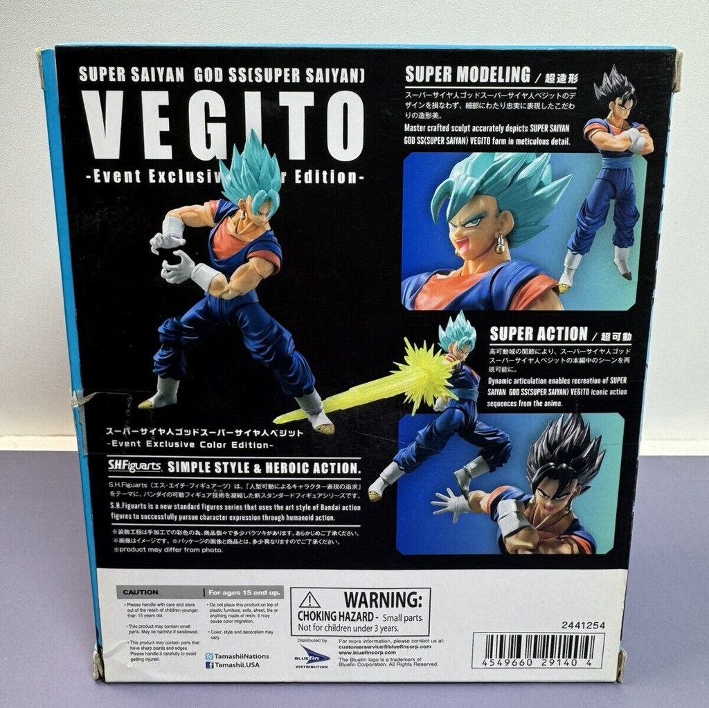 Bandai SH Figuarts Dragon Ball Z Super Saiyan Vegito Event Exclusive SDCC 2018 #2