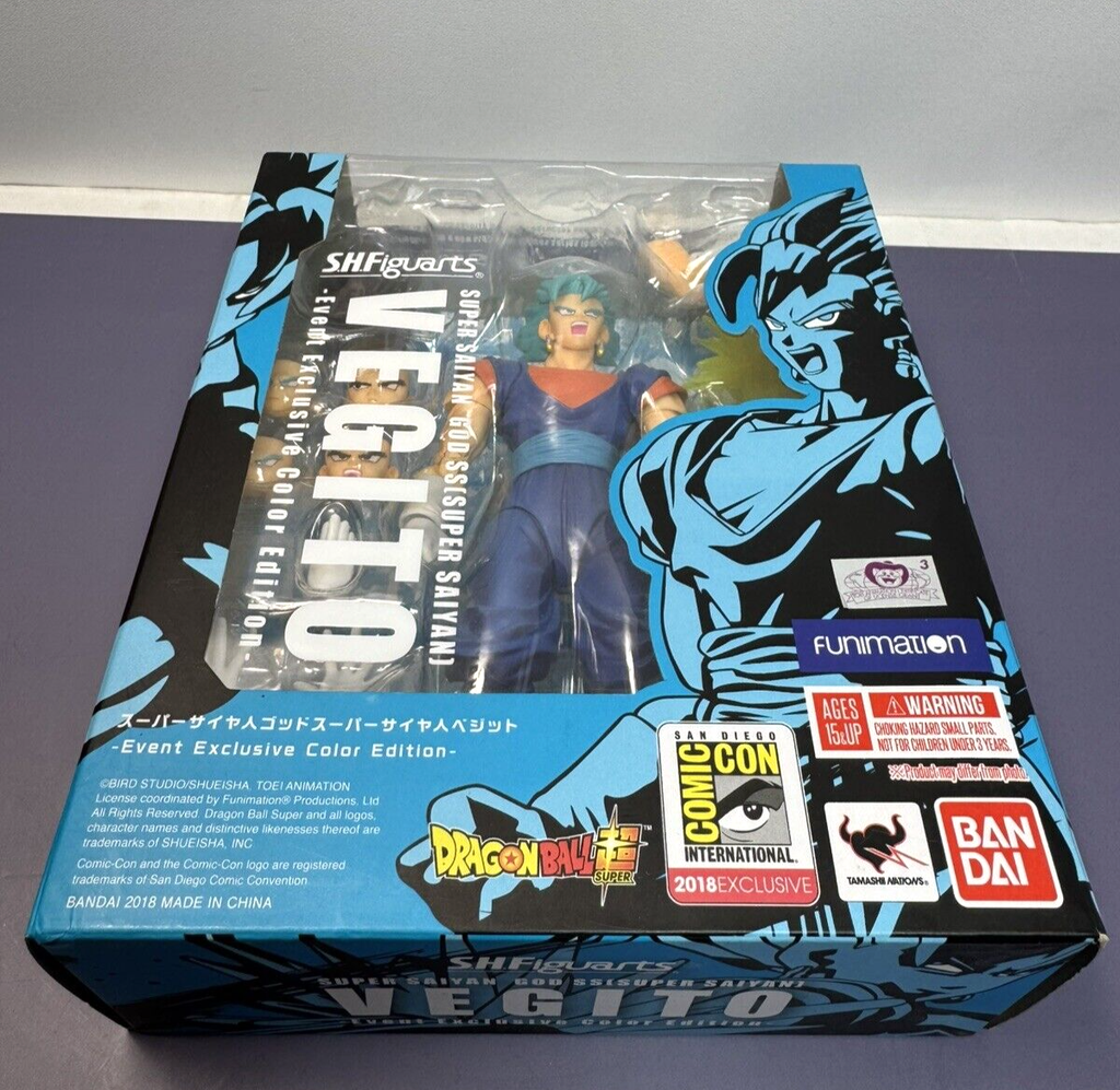 Bandai SH Figuarts Dragon Ball Z Super Saiyan Vegito Event Exclusive SDCC 2018 #4