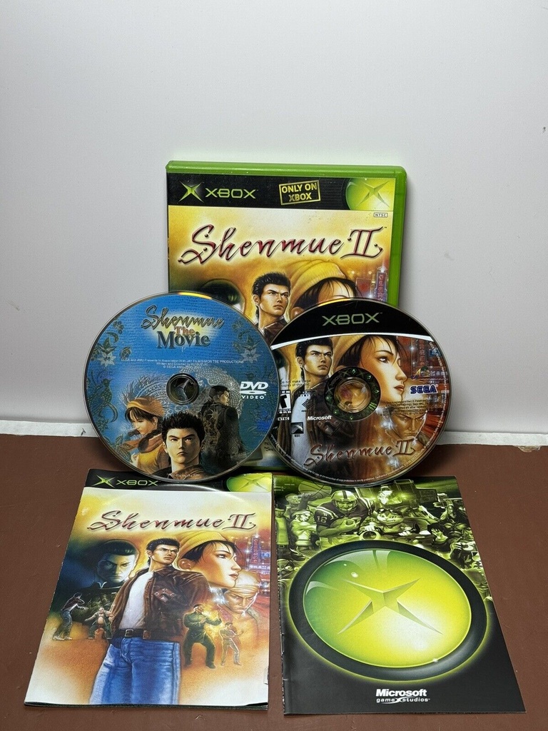 Shenmue II 2 Sega Microsoft Xbox LN PERFECT CONDITION COMPLETE+DVD! #4