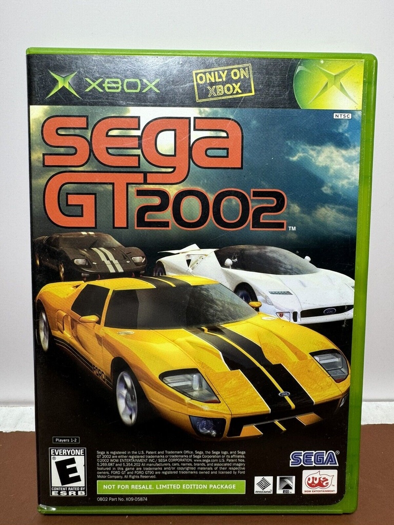 Sega GT 2002 JSRF Jet Set Radio Future Xbox Complete CIB #1